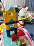 imikids儿童积木玩具婴幼儿大颗粒木质拼装积木早教玩具礼物动物夏令营56 实拍图