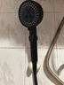 四季沐歌（MICOE）黑色增压淋浴花洒喷头套装 浴室淋浴头花洒手持花洒三件套HS125 实拍图