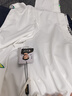 啄木鸟休闲裤男2025秋冬潮流宽松直筒阔腿裤男宽松百搭青少年秋季裤子男 白色常规 XL 建议120-145斤 实拍图