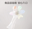 马博士婴儿牙胶手摇铃硅胶宝宝可咬磨牙咬咬乐手摇铃口欲期玩具 白色 实拍图