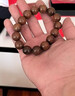 茂悦金丝檀木手串男檀香木质佛珠手链男文玩串珠手把件盘玩念珠手持 12mm+盘玩袋 实拍图