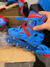 迪士尼（Disney）蜘蛛侠轮滑鞋儿童专业旱冰鞋溜冰鞋6-12岁初学者滑冰鞋送礼物 实拍图