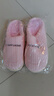 小熊小兔踩屎感棉拖鞋女士厚底防滑冬季外穿居家情侣保暖学生男 小熊小兔棉拖-粉色 40-41 适合39-40 实拍图