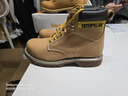 卡特（CAT）卡特经典大黄靴马丁靴男士牛皮钢头防撞固特异耐磨高帮鞋P89162 黄色 41 实拍图