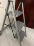 肯泰梯子家用折叠人字梯加厚室内楼梯爬梯伸缩轻便三步梯凳F3-HUI3 实拍图