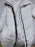 雪中飞【鹅绒】秋冬新款时尚百搭大口袋大长款连帽女士羽绒服女 云朵白|8211 S 160/84A 实拍图