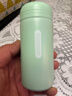 【全网爆款】迷你口袋保温杯304不锈钢水杯便携可爱水杯女生 淡青色 150ml 实拍图