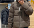 优衣库女装羽绒茄克/柔软面料外套夹克479212 37 栗色 M 实拍图