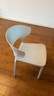 铜强餐椅椅子塑料家用网红餐厅加厚简约现代北欧书桌靠背椅化妆餐桌椅 白色 整装发货加强加厚 实拍图