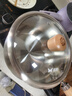 双枪奶锅316L不锈钢婴儿宝宝辅食小奶锅汤锅雪平蒸锅加厚 20cm 实拍图