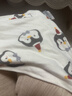 童泰（TONGTAI）婴儿三角巾纯棉新生儿口水巾宝宝防吐奶垫巾儿童围嘴米白42x21cm 实拍图