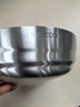 美厨（MAXCOOK）304不锈钢碗 大汤碗双层隔热 餐具面碗22CM MCWA106 实拍图