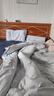 MIDO HOUSE铭都全棉四件套100%纯棉床上用品床单被套100支A类高端轻奢高级感1.8m床单款 云水蓝 实拍图