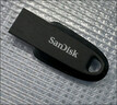 闪迪（SanDisk）64GB USB3.2 U盘 CZ550黑色 读速100MB/s 安全加密 数据恢复 学习办公电脑车载 高速大容量优盘 实拍图