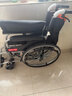 鱼跃(yuwell)手动轮椅车H062C铝合金免充气减震轻便手动可折叠老人 实拍图