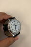 上海手表男自动机械表 国产经典情侣对表防水日历表送爱人礼物629 白盘黑带【休闲商务】 实拍图