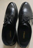卡帝乐鳄鱼（CARTELO）皮鞋男士牛皮商务休闲西装正装德比鞋英伦结婚男鞋 6531 黑色 41  实拍图