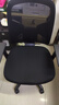 得力（deli）4900S 人体工学靠背办公椅/电脑椅/职员椅 可升降转椅舒棉坐垫 黑 实拍图