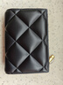 CHARLES&KEITH柔软菱格多卡位短款钱包女生日礼物新年礼物送女友CK6-50770524-2 Black黑色 XXS 实拍图