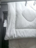 富安娜 软fufu 十孔纤维抑菌纤维被 冬厚被 1350g填充 152*210cm 粉+白 实拍图