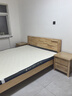 公熊（GXIONG） 公熊家具 床 实木床双人床单人床实木大床床 卧室家具 原木色床+床头柜*2 1800*2000框架床 实拍图