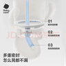 babycare儿童保温杯婴儿宝宝学饮杯吸管水杯水壶不锈钢300ml-新旧款混发 实拍图