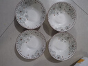 家用陶瓷新雅名苑陶瓷斗笠碗碟套装简约中式防摔餐具创意碗 6英寸 4个 实拍图