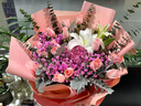 艾斯维娜鲜花速递向日葵混搭花束生日礼物全国同城配送 绣球粉玫瑰大花束 实拍图