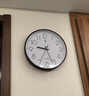 北极星（POLARIS）挂钟客厅钟表挂墙家用静音时钟现代简约大气挂表时尚35cm石英钟 实拍图