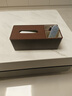 诺爵轻奢皮革纸巾盒欧式创意家用客厅抽纸盒酒店木纹中式定制印logo 高雅灰侧二格多功能纸巾盒 实拍图