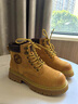 骆驼（CAMEL）山丘经典大黄靴反绒马丁靴户外工装靴 L23W076065 土黄 36 实拍图