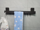 加度折叠毛巾架吸盘伸缩浴巾卫生间置物架子浴室放衣服隐形免打孔 实拍图