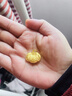 周大福儿童宝宝百福长命锁黄金吊坠(工费160)约4.8g EOF98礼物 实拍图