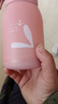 【京东物流送货上门】萌萌兔卡通水杯女牛奶玻璃杯创意便携杯子 粉色萌萌兔 330ml 1只 实拍图