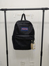 JANSPORT杰斯伯书包轻便双肩包男女旅行包简约背包电脑包学生校园 4QUE008爵士黑-侧袋+隔层 实拍图