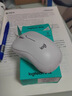罗技（Logitech）M221 轻音鼠标 无线鼠标 办公鼠标 对称鼠标 带无线微型接收器 米白色 实拍图