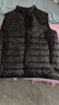 雪中飞秋冬新款男式轻薄羽绒服马甲基础男士短款羽绒秋马甲 宝石黑|8086 XL 180/100A 实拍图