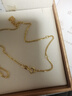 CRD克徕帝【现货闪发】18K金项链女素链送女友锁骨链生日礼物一口价 【KX00154Y-肖邦链】K黄/约1.99g 实拍图