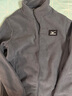 美津浓（MIZUNO）抓绒衣男夹克外套男士户外保暖防风春秋上衣NKA2CC2641 灰色 L  实拍图