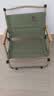 骆驼户外露营折叠椅便携式靠背写生躺椅野营钓鱼凳美术生椅子克米特椅 绿色-钢管椅架-承重120KG 实拍图