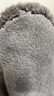 MUJI 男女通用 暖柔 厚底拖鞋 秋冬季 男鞋女鞋棉拖毛拖鞋 深灰色 42 码/L/260mm(2.0) 实拍图