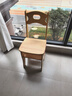 木马人实木折叠家用两用梯凳子梯椅子踏步阶梯登高凳踏脚阳台室内爬梯子 纯实木四层-经典款原木色 实拍图