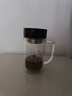 富光双层玻璃杯商务泡茶杯子 大容量男女耐热办公水杯带把黑色320ml 实拍图