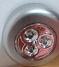 宿舍神器吸顶灯拍拍灯小夜灯照明灯应急灯酒柜灯复习灯橱柜射灯 暖光3灯2个 实拍图