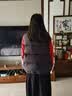 坦博尔羽绒服马甲女立领宽松外搭短款羽绒背心外套TD236006 黑色 160 实拍图