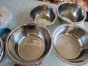 炊大皇 不锈钢盆筛五件套304钢加大加厚洗菜盆沥水和面盆沙拉拌菜调料盆 实拍图
