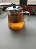 暮云泡茶壶加厚玻璃茶壶大容量办公室茶具养生高硼硅耐高温 450ml 实拍图