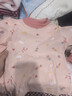 笛莎（DEESHA）女童100%纯棉5A级抑菌保暖内衣儿童秋衣秋裤套装浅玉满印小花110 实拍图