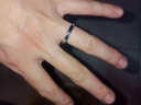 中国黄金足银999银戒指男士男生单身戒自律男戒生日礼物送男友男朋友老公 实拍图