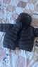 鸭鸭（YAYA）儿童轻薄羽绒服短款小童中大童连帽男女童2023秋冬洋气童装外套 黑色 110 实拍图